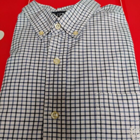 Chaps Men's XL Button Down Long Sleeve Classic Oxford Stretch Casual Shirt - Picture 2 of 7